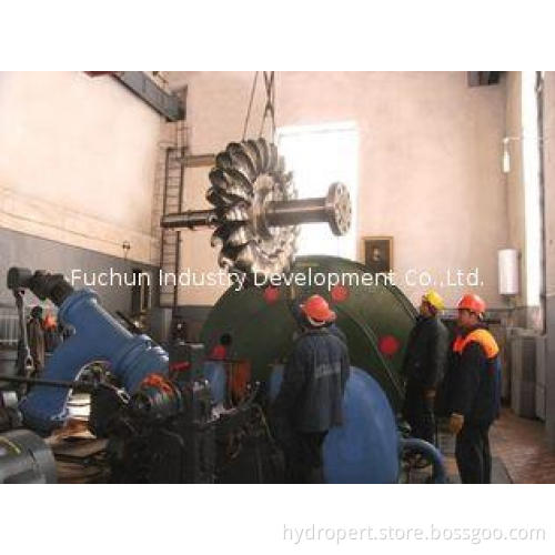 Hydro Ectric Turbine Generator, 4000kw Pelton Turbine Unit